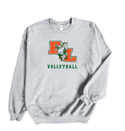 East Lincoln Volleyball - Crewneck Sweatshirt