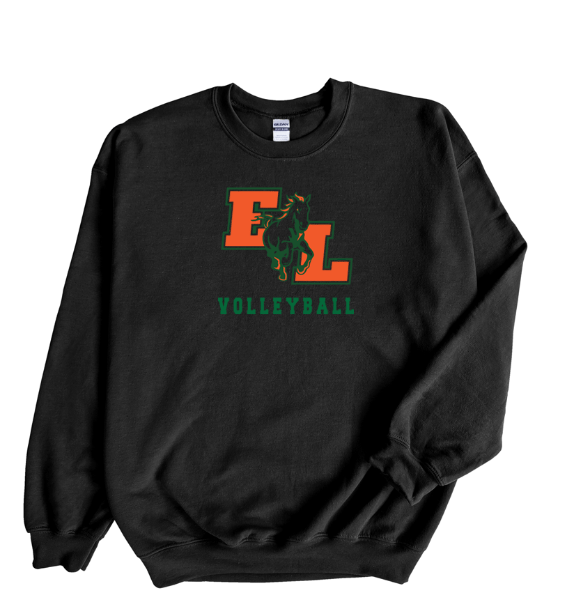 East Lincoln Volleyball - Crewneck Sweatshirt