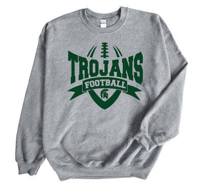 Trojan Football - Crewneck Sweatshirt