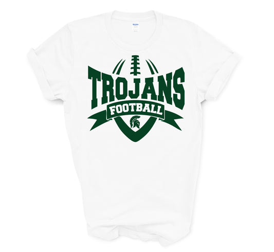 Trojan Football - PERSONALIZED Short Sleeve Tee