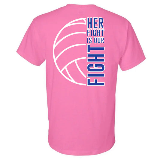 Maiden Volleyball Her Fight - Short Sleeve Tee