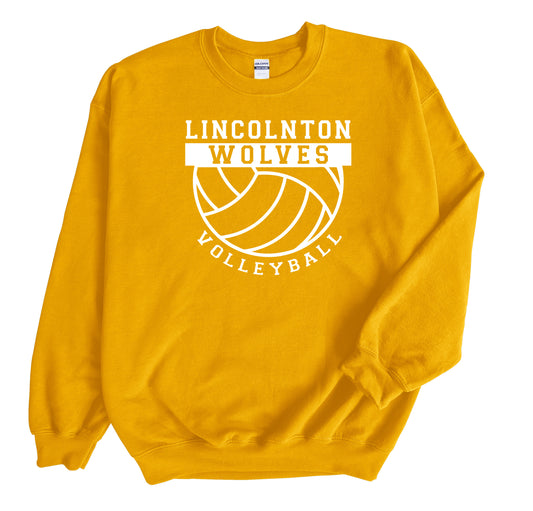 Lincolnton Volleyball - Crewneck Sweatshirt