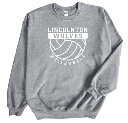 Lincolnton Volleyball - Crewneck Sweatshirt