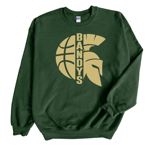 Bandys Half Basketball -  YOUTH Crewneck Sweatshirt