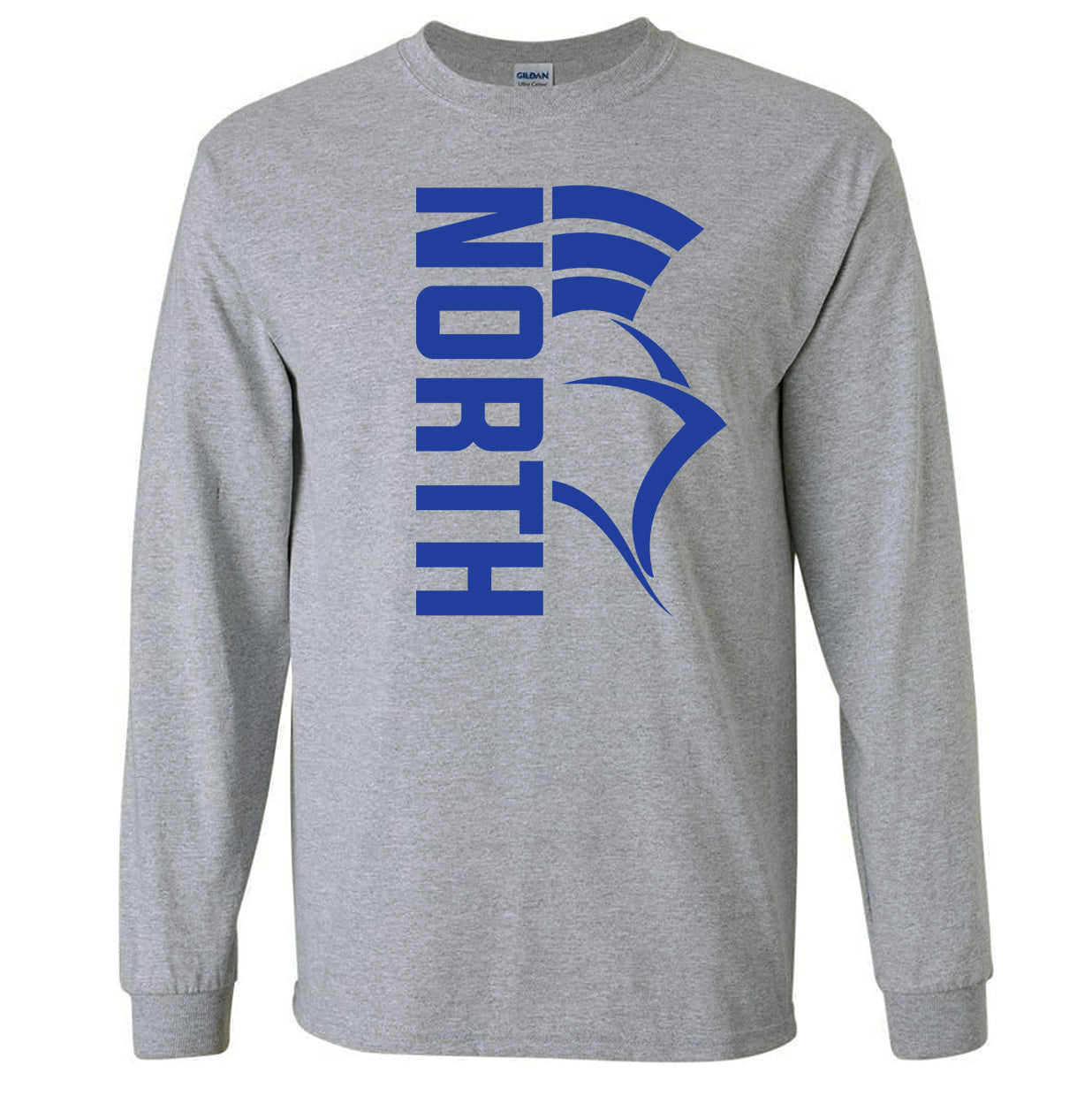 North Lincoln Vertical - Long Sleeve Tee