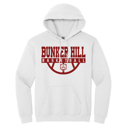 Bunker Hill Half Basketball - Heavyweight Hoodie