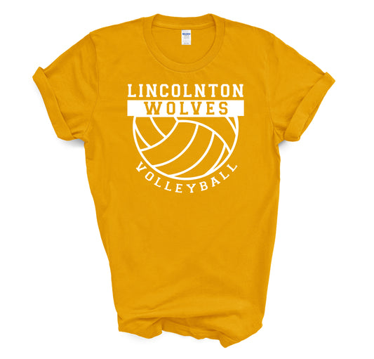 Lincolnton Volleyball - PERSONALIZED Short Sleeve Tee