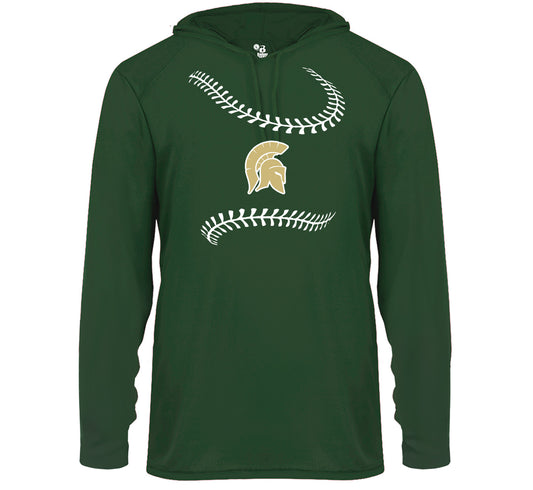 Trojan Laces  - Performance Hooded Long Sleeve Tee