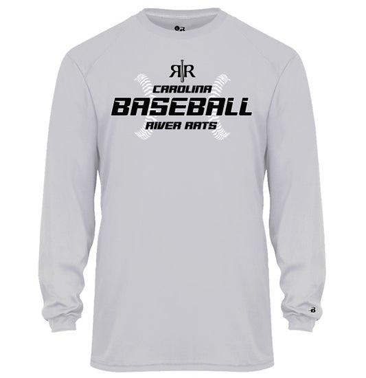 Carolina River Rats Laces - YOUTH Performance Long Sleeve Tee