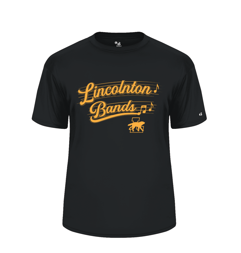 Lincolnton Bands Bars GLD - Performance Short Sleeve Tee