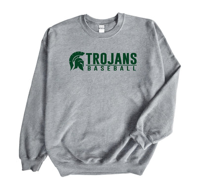 Trojans Baseball - Crewneck Sweatshirt