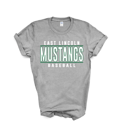 East Lincoln Baseball Lines G - Short Sleeve Tee