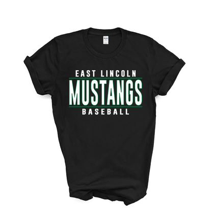 East Lincoln Baseball Lines G - Short Sleeve Tee