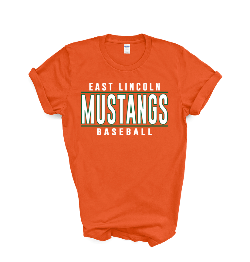 East Lincoln Baseball Lines G - Short Sleeve Tee