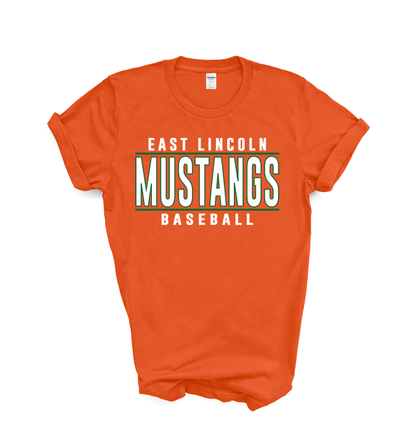 East Lincoln Baseball Lines G - Short Sleeve Tee