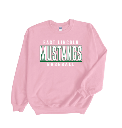 East Lincoln Baseball Lines G - YOUTH Crewneck Sweatshirt