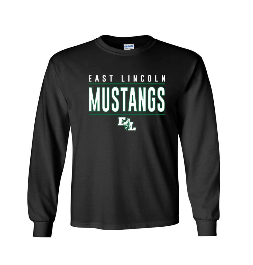 East Lincoln Lines B - Long Sleeve Tee