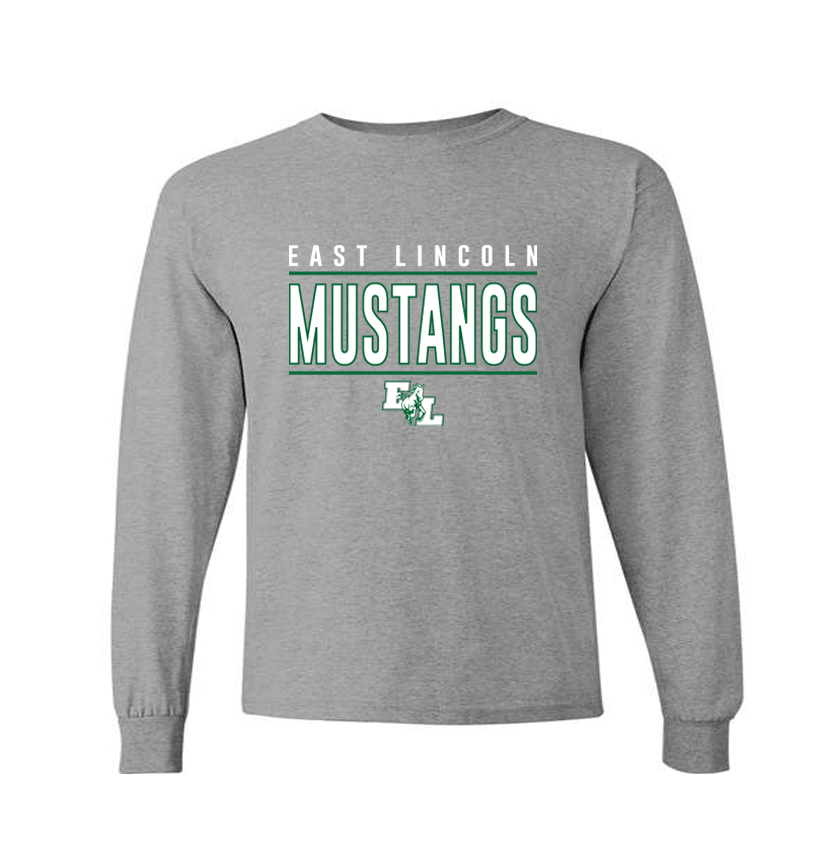 East Lincoln Lines B - Long Sleeve Tee