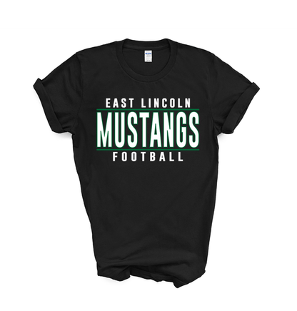 East Lincoln Football Lines G - Short Sleeve Tee