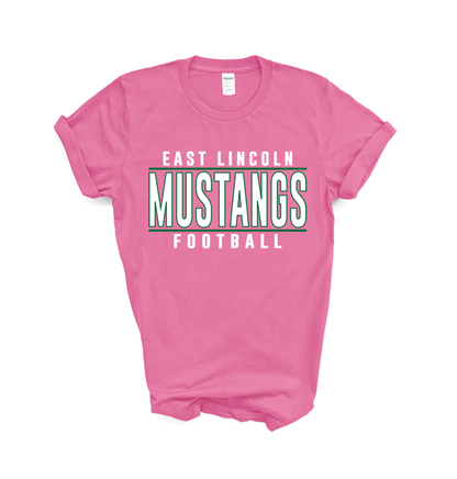 East Lincoln Football Lines G - Short Sleeve Tee
