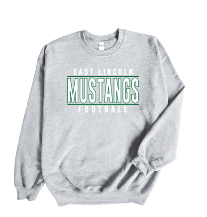 East Lincoln Football Lines G - Crewneck Sweatshirt