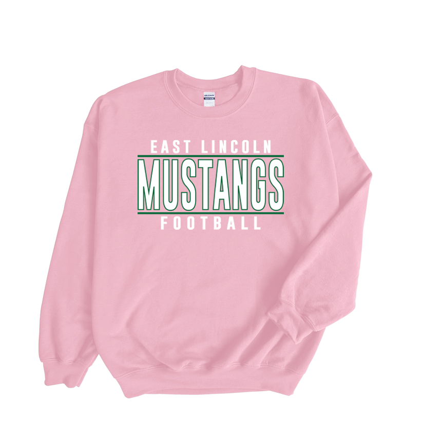 East Lincoln Football Lines G - Crewneck Sweatshirt
