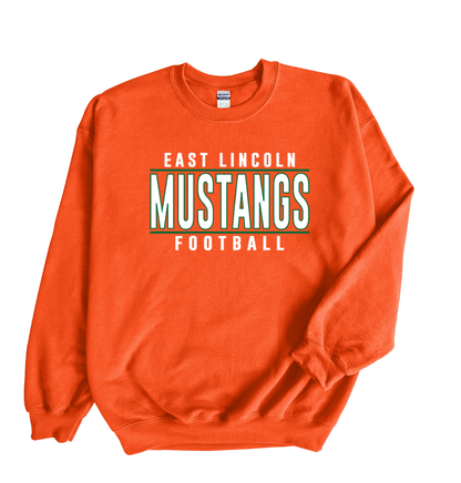 East Lincoln Football Lines G - Crewneck Sweatshirt