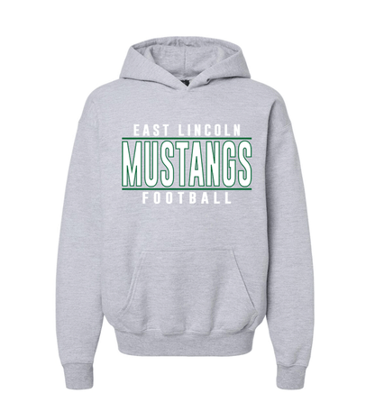 East Lincoln Football Lines G - Heavyweight Hoodie