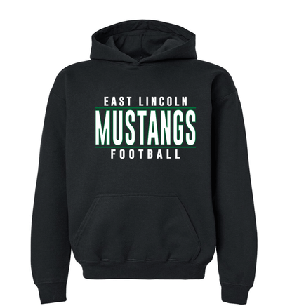 East Lincoln Football Lines G - Heavyweight Hoodie
