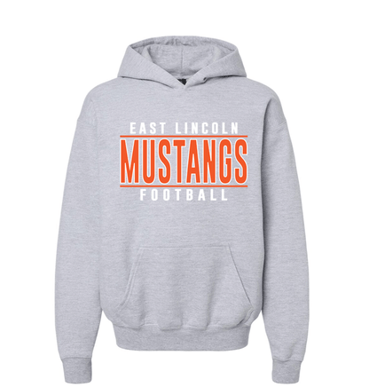 East Lincoln Football Lines O - Heavyweight Hoodie