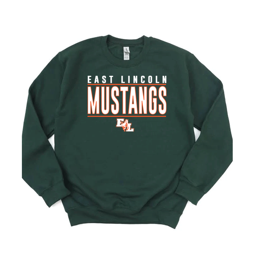 East Lincoln Lines A - Crewneck Sweatshirt