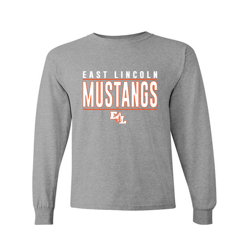 East Lincoln Lines A - Long Sleeve Tee