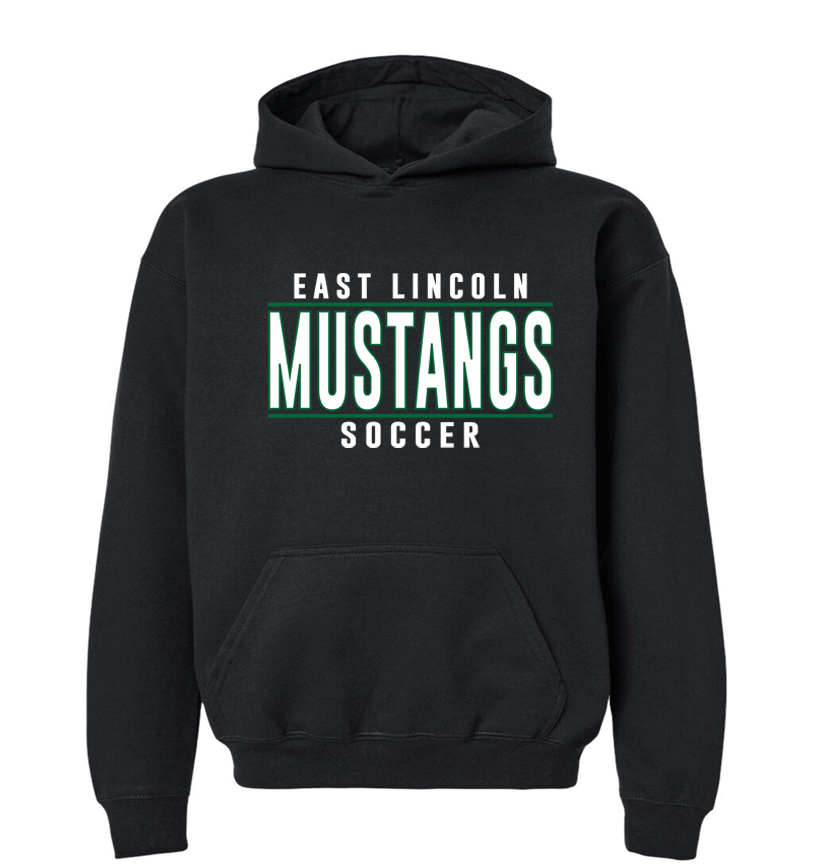 East Lincoln Soccer Lines G - Heavyweight Hoodie