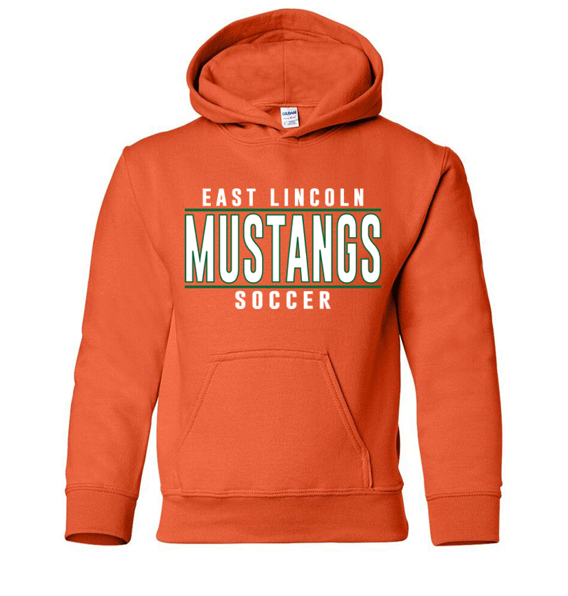 East Lincoln Soccer Lines G - Heavyweight Hoodie
