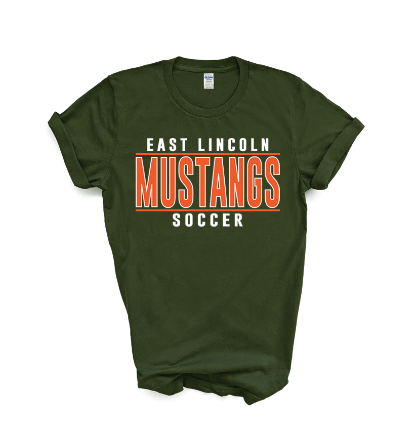 East Lincoln Soccer Lines O - Short Sleeve Tee