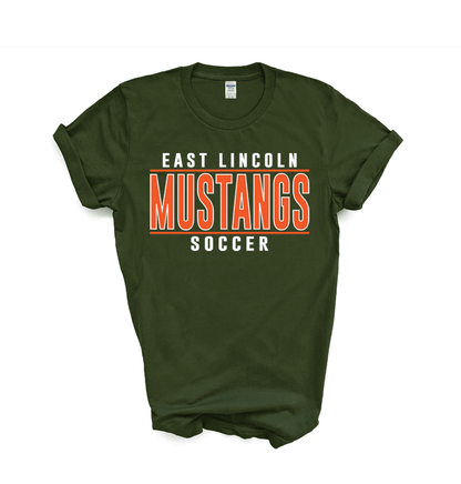 East Lincoln Soccer Lines O - Short Sleeve Tee