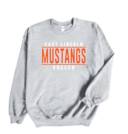 East Lincoln Soccer Lines O - Crewneck Sweatshirt