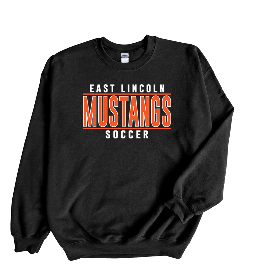 East Lincoln Soccer Lines O - Crewneck Sweatshirt