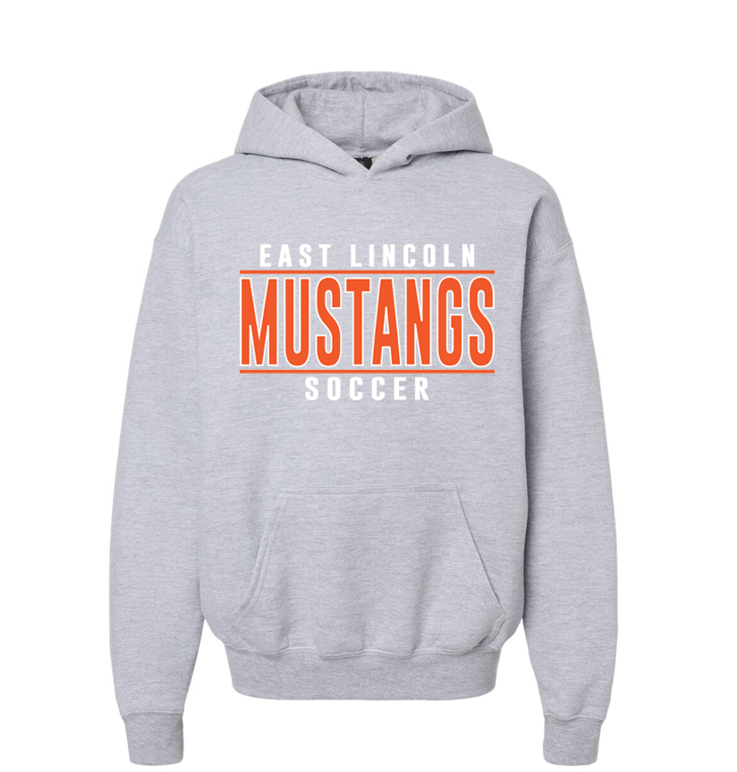 East Lincoln Soccer Lines O - Heavyweight Hoodie