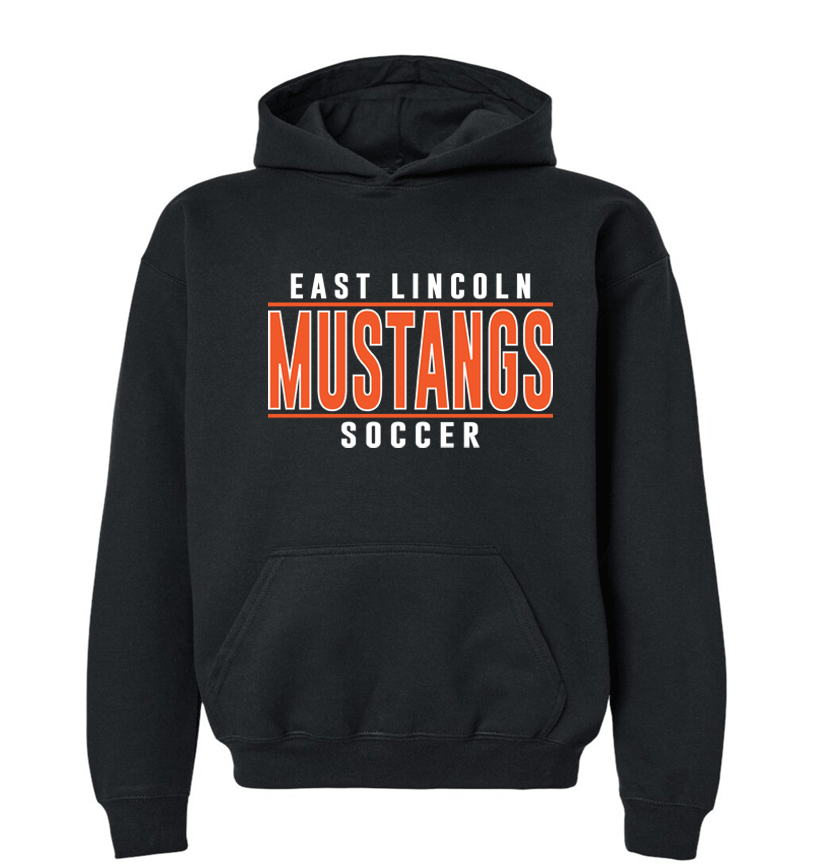 East Lincoln Soccer Lines O - Heavyweight Hoodie
