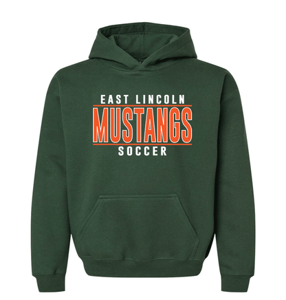 East Lincoln Soccer Lines O - Heavyweight Hoodie