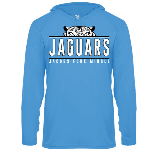 Jacobs Fork Lines - Performance Long Sleeve Hooded Tee