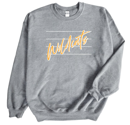 Wildcats Lines - Crewneck Sweatshirt