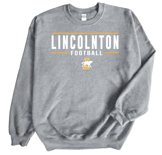 Lincolnton Football - Crewneck Sweatshirt