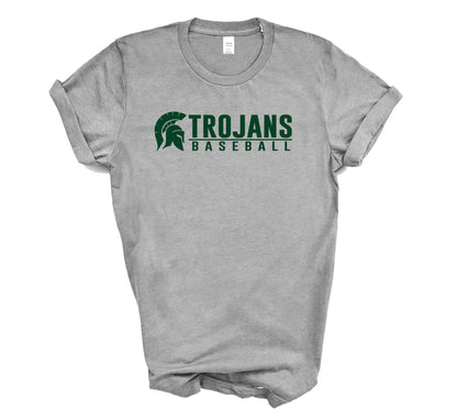 Trojans Baseball - Short Sleeve Tee