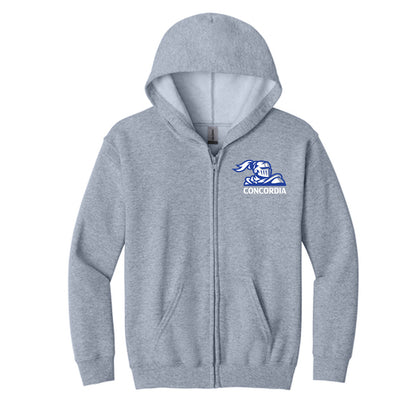 Concordia Logo - YOUTH Full Zip Hooded Jacket