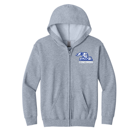 Concordia Logo - YOUTH Full Zip Hooded Jacket