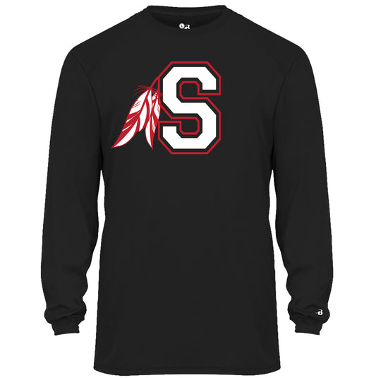 St. Stephens Logo - Long Sleeve Performance Tee