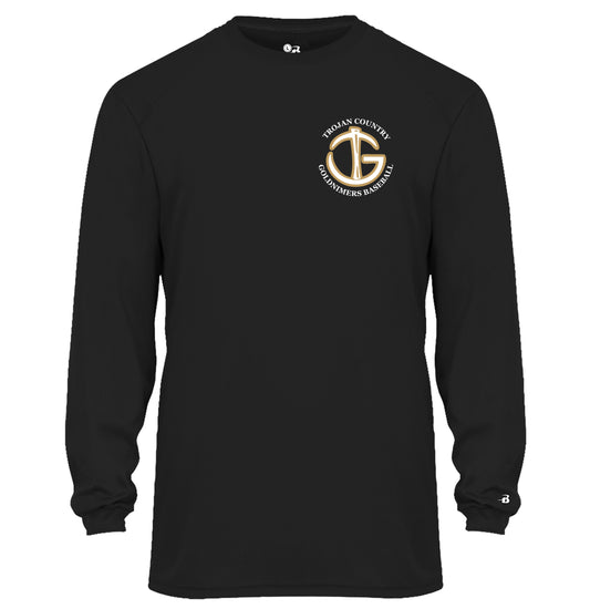 Goldminers Logo - Performance Long Sleeve Tee