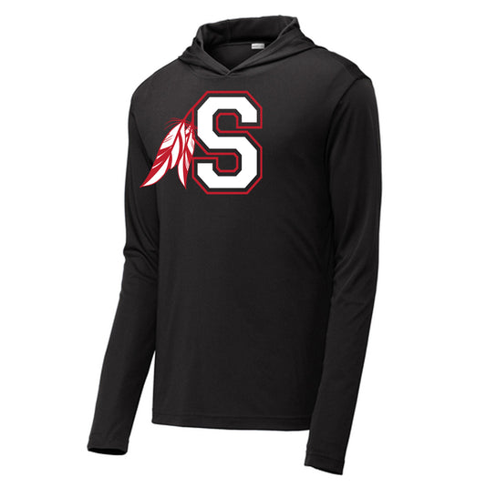 St. Stephens Logo - Performance Short Sleeve Hooded Tee